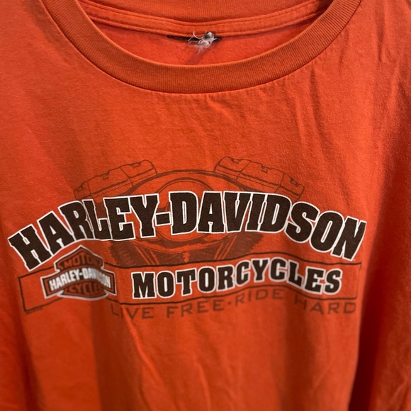 Harley-Davidson Bold Orange Tee - Picture 2 of 3
